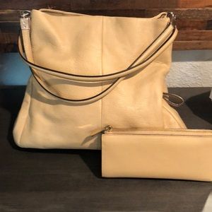 Coach handbag and wallet set